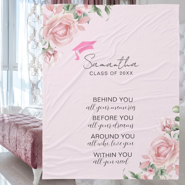 Rosa Abschluss Blanket Fleecedecke (Von Creator hochgeladen)