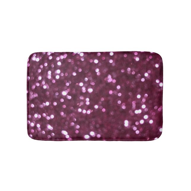 Rosa abstrakt, beide dezentrierte Lichter. Badematte (Vorderseite)