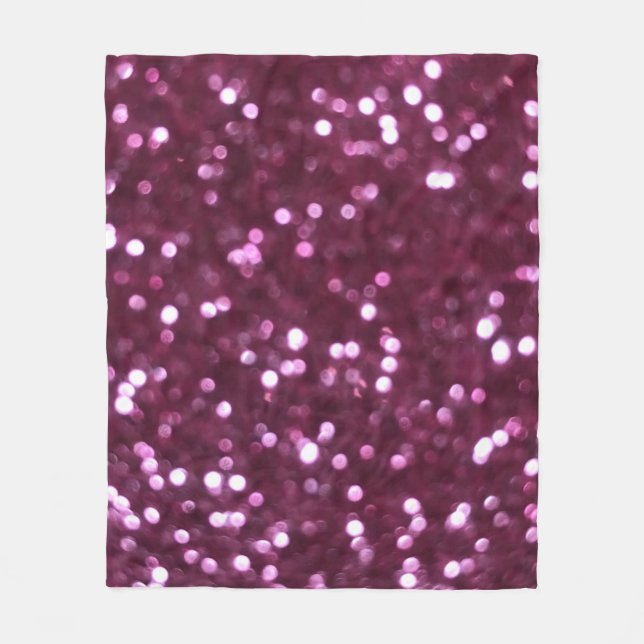 Rosa abstrakt, beide dezentrierte Lichter. Fleecedecke (Vorderseite)