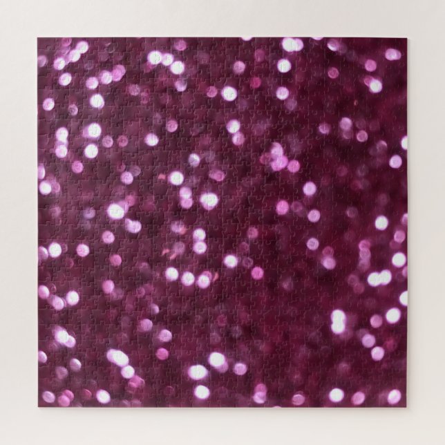 Rosa abstrakt, beide dezentrierte Lichter. Puzzle (Vertikal)