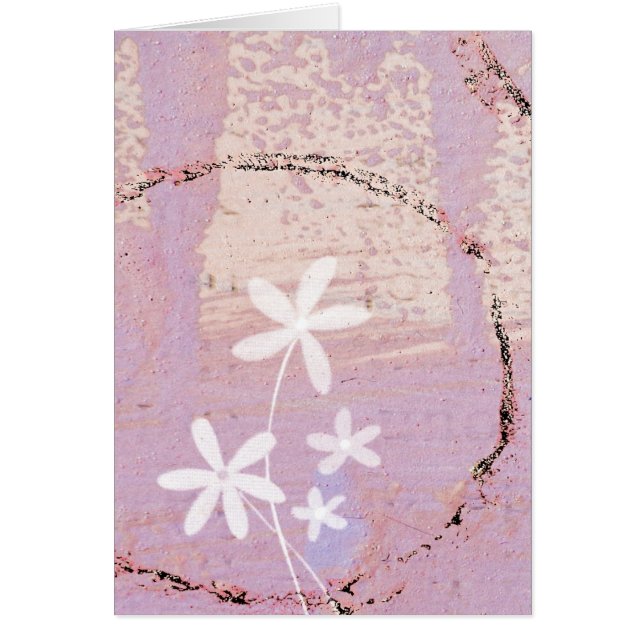 Rosa Abstrakt und Blume (Vorne)