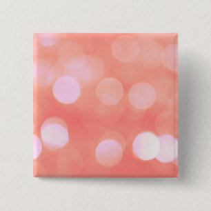 Rosa abstrakte Bokeh-Lichtpunkte, feminines Design Button