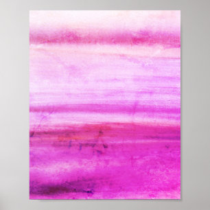 Rosa abstrakter Spaß Coole Whimsikkunst Hübsch ein Poster