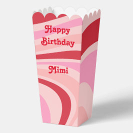 Rosa Abstraktes Muster Trendy Geschenkschachtel