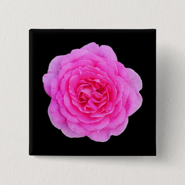 Rosa Abzeichen Button (Vorderseite)