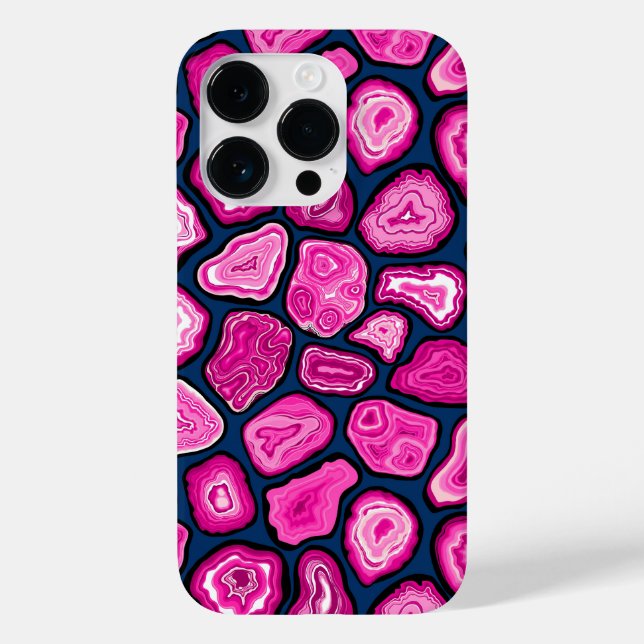Rosa Ageratscheiben Case-Mate iPhone Hülle (Rückseite)