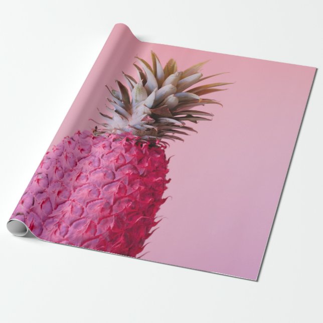 ROSA ANANAS GESCHENKPAPIER (Ungerollt)