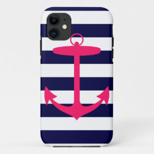 Rosa Anchor-Silhouette Case-Mate iPhone Hülle