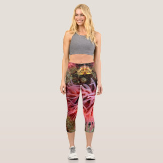 Rosa Anemon Hochwald Capri Leggings