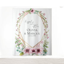 Rosa Anemone Terrarium Hochzeitsfeier Foto Hinterg