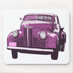 Rosa antiker LKW Mousepad