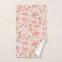Rosa Aquarell-Blumenmuster