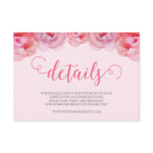 Rosa Aquarellfarben Rose Blumenzwiebeldetails