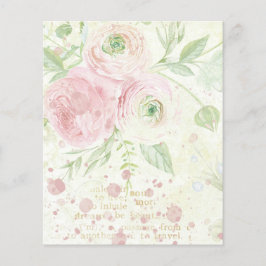 Rosa Aquarellfarben-Rose Scrapbook Hintergrund