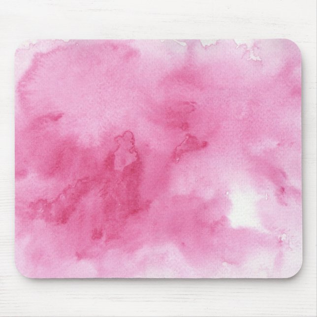 rosa Aquarellhintergrund für Ihr Mousepad (Vorne)