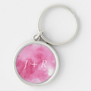 rosa Aquarellhintergrund für Ihr Schlüsselanhänger