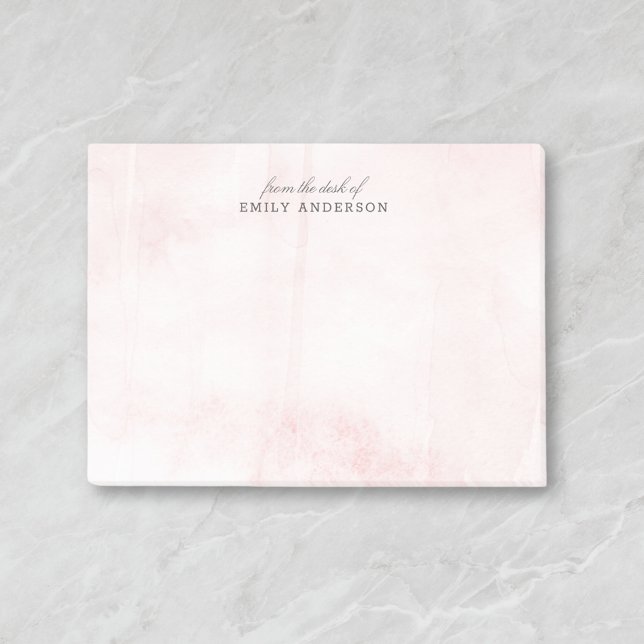 Rosa Aquarelltextur aus dem Schreibtisch Post-it Klebezettel (Von Creator hochgeladen)