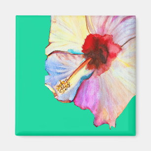 Rosa Aquarelltulis Kunst Magnet