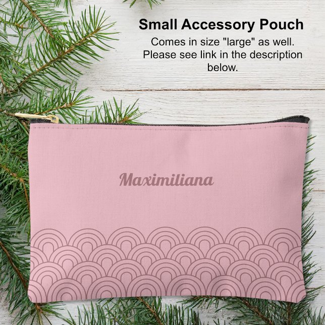Rosa - Arches Glam Kleines Zubehör Beutel (Pink - Arches Glam Small Accessory Pouch)