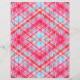 Rosa Argyle-Schreibpapier für Scrapbooking, 2-seit