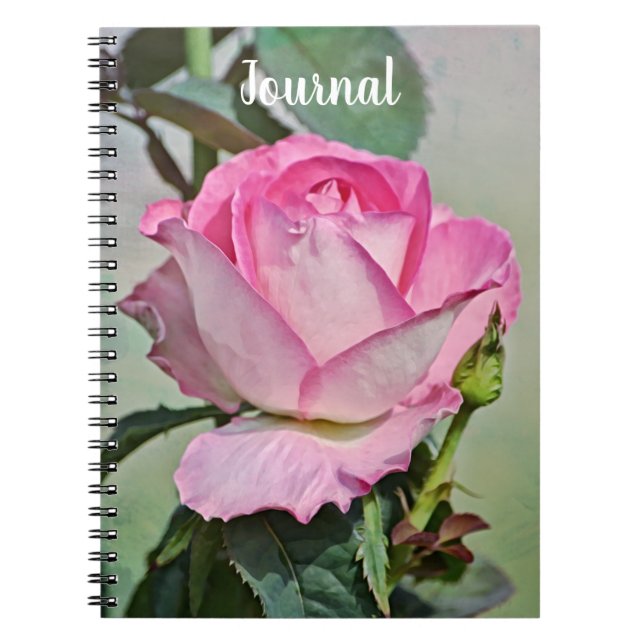 Rosa-Art-Journal-Notebook Notizblock (Vorderseite)