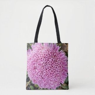 Rosa Aster Blumen-Schultertasche