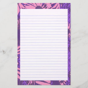 Rosa Aster-Briefpapier Briefpapier