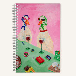 Rosa Ästhetik-Tagebuch für Spaß und elegante Vibes Notizbuch