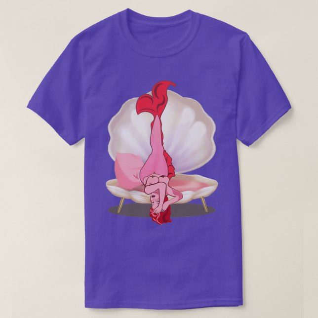 Rosa auf der Halfshell T-Shirt (Design vorne)