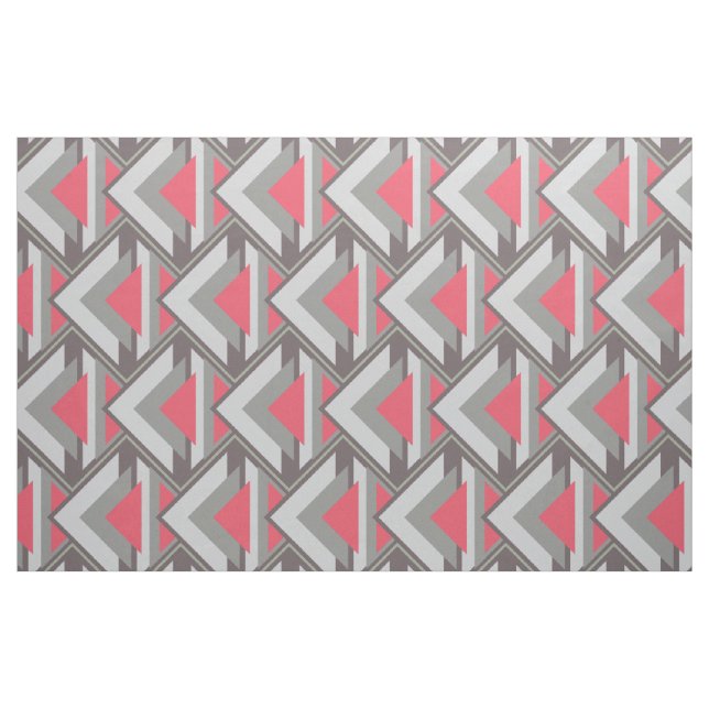 Rosa auf grau stoff (Fat Quarter (45,7 x 55,9 cm))