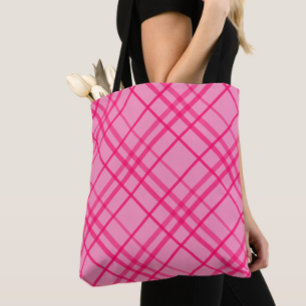 Rosa auf rosa kariertes Gitter-Karodesign