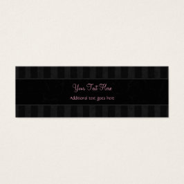 Rosa auf schwarzen Floral Weisen, Streifen mit Mon