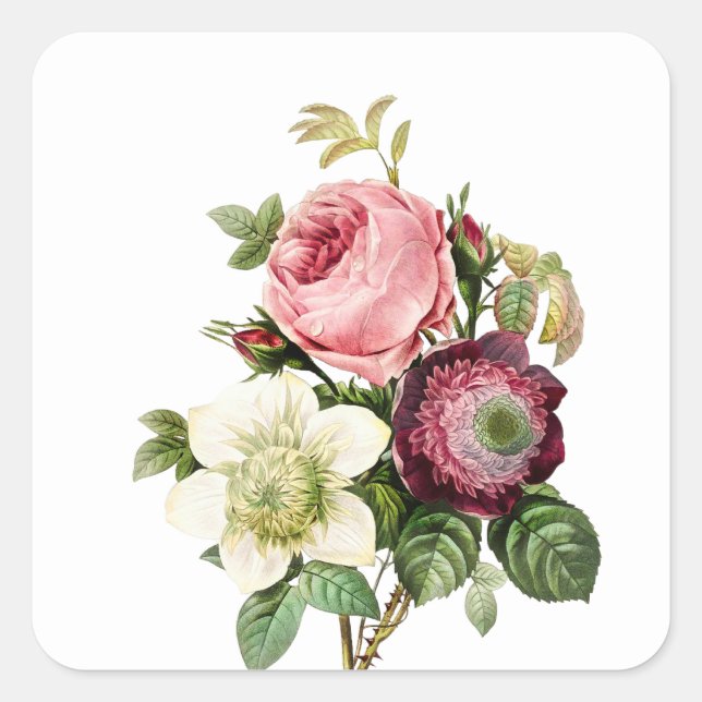Rosa Aufkleber (Vorderseite)