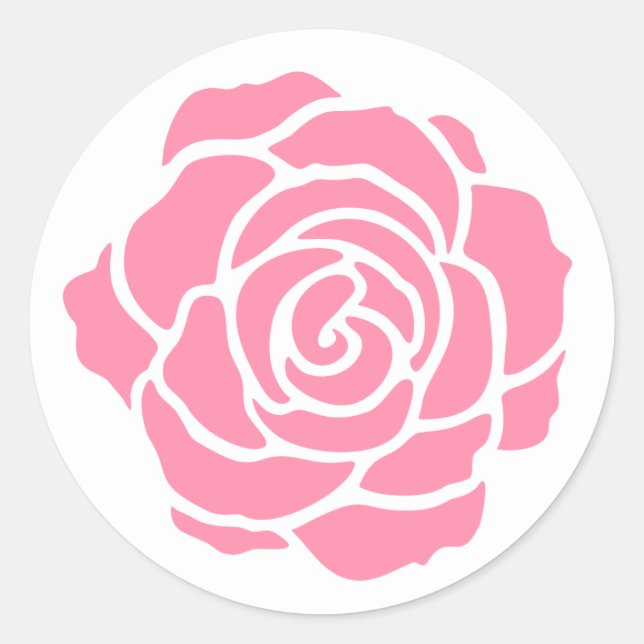 Rosa Aufkleber (Vorderseite)