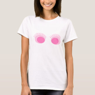 Rosa Augen/Lashes T-Shirt