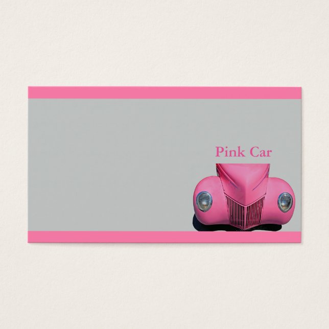 rosa Auto (Vorderseite)