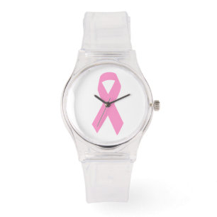 Rosa Awareness Ribbon Armbanduhr