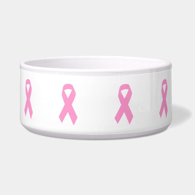 Rosa Awareness Ribbon Napf (Vorderseite)