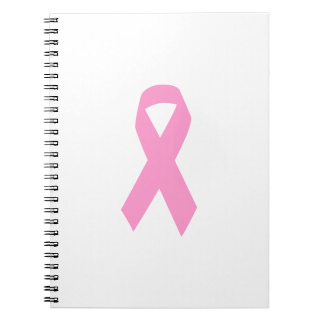 Rosa Awareness Ribbon Notizblock (Vorderseite)