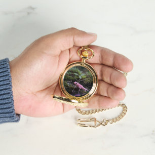 Rosa Axolotl unten am Fluss, Armbanduhr