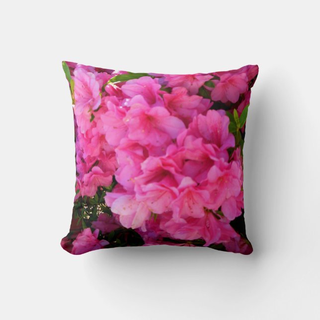 Rosa Azaleen eines südlichen Kissen (Vorderseite)