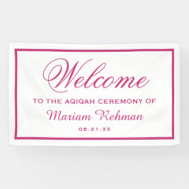 Rosa Baby Aqiqah Banner