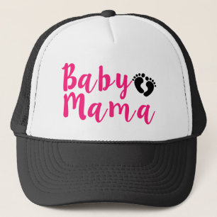 Rosa Baby-Mutterhut Truckerkappe