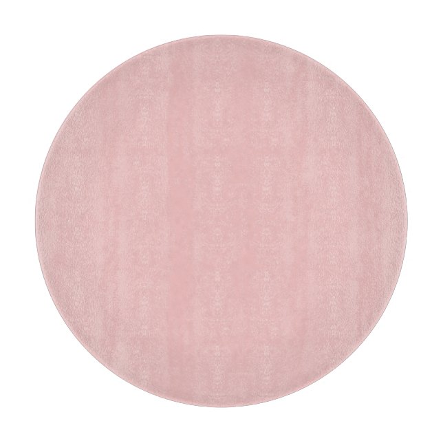 Rosa Baby (Vollfarbe) Schneidebrett (Vorderseite)