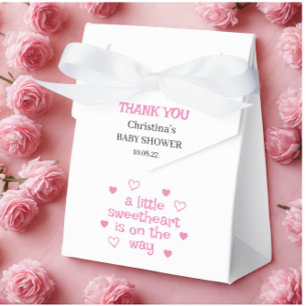 Rosa Babymädchen-Baby-Party Geschenkschachtel