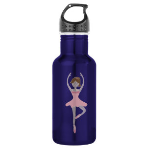 Rosa Ballerina Mädchen Trinkflasche