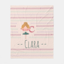 Rosa Ballerina-Monogramm C Name