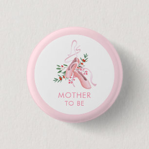 Rosa Ballerina-Tutu Kalte werdende Mutter Baby-Par Button
