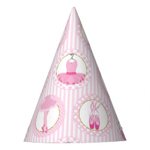 Rosa Ballett-Tanzen - Partyhütchen