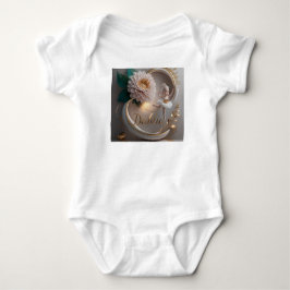 Rosa Ballettkunst – Personalisiert Baby Strampler